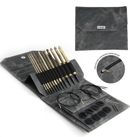 Lykke Needles Lykke Interchangeable Set - Tunisian Crochet, Grey Denim