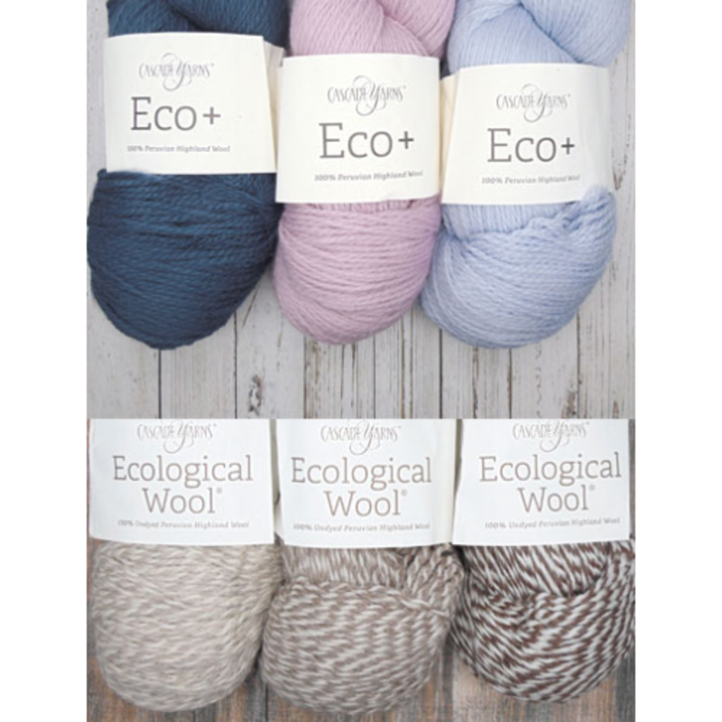 Cascade Yarns Ecological and Eco+ - Valley Yarn - Valley Yarn Ltd