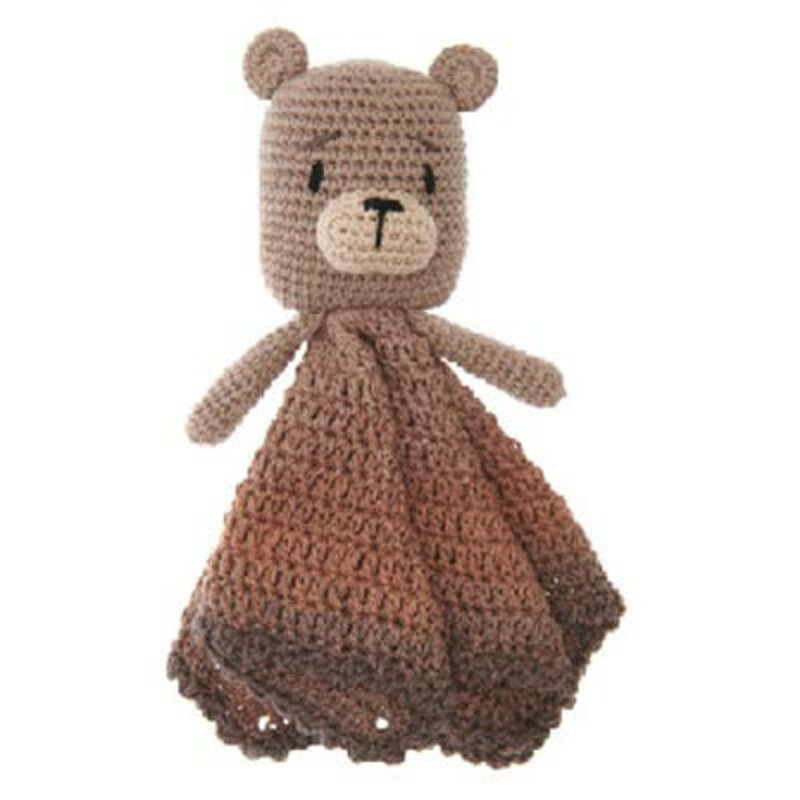 Rico Yarns Ricorumi Yarn Baby Blankies - Bear