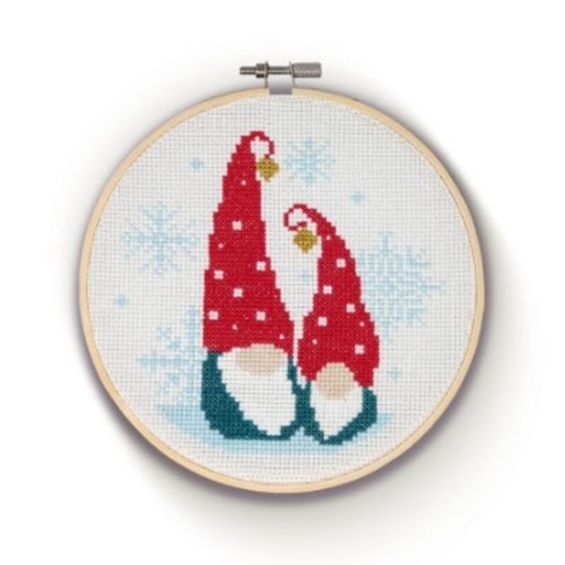 Crafty Kit Co. Cross Stitch Kit - Gnomes