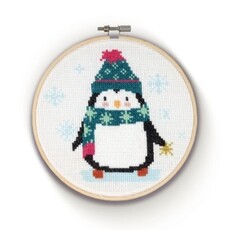 Crafty Kit Co. Cross Stitch Kit - Penguin