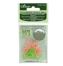 Clover Clover Stitch Markers Triangle Small