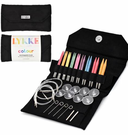 Lykke Needles Lykke Interchangeable Set - 3.5" Colour - Black Vegan Suede Case