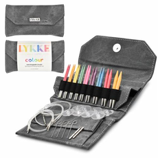 Lykke Needles Lykke Interchangeable Set - 3.5" Colour - Grey Denim Case