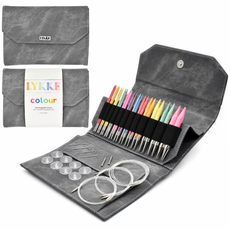 Lykke Needles Lykke Interchangeable Set - 5" Colour - Grey Denim Case