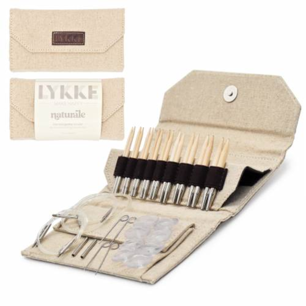 Lykke Needles Lykke Interchangeable Set - 3.5" Natural - Beige Jute