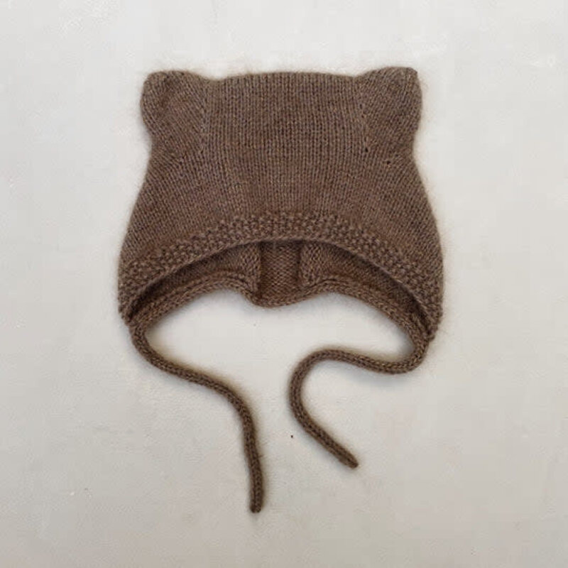 Knitting for Olive Pattern - Baby Bear Bonnet by Knitting for Olive