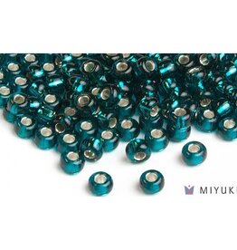 Miyuki Beads Miyuki Bead 6/0 - 30 Silverlined Dark Teal