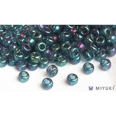 Miyuki Beads Miyuki Bead 6/0 - 314 Capri Blue Gold Luster