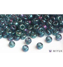 Miyuki Beads Miyuki Bead 6/0 - 314 Capri Blue Gold Luster