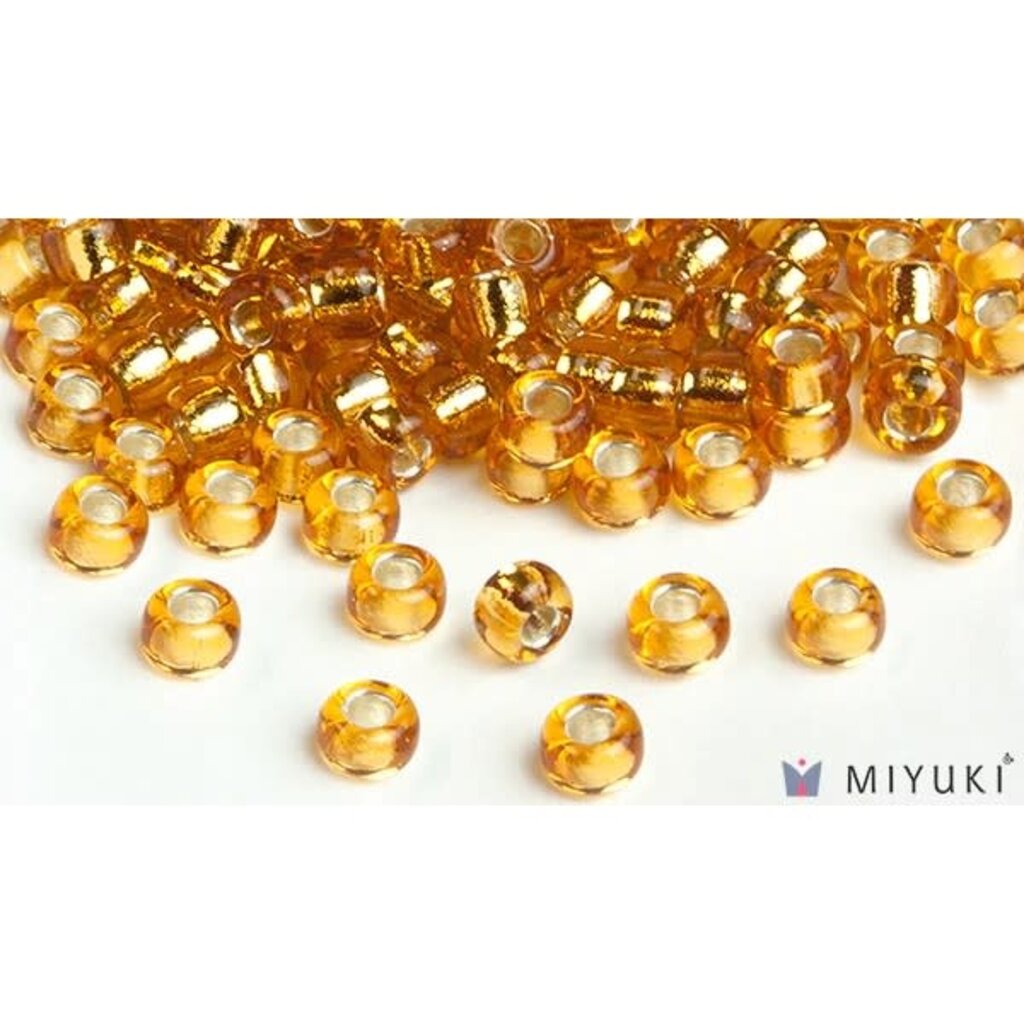 Miyuki Beads Miyuki Bead 6/0 - 4 Silverlined Gold