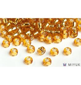 Miyuki Beads Miyuki Bead 6/0 - 4 Silverlined Gold