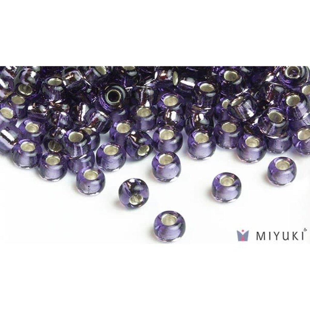 Miyuki Beads Miyuki Bead 6/0 - 24 Silverlined Lavender