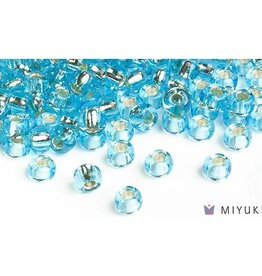 Miyuki Beads Miyuki Bead 6/0 - 18 Silverlined Pale Sky Blue