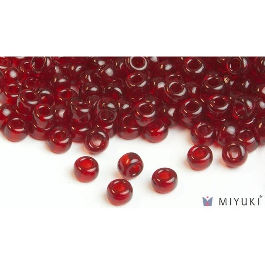 Miyuki Beads Miyuki Bead 6/0 - 141D Transparent Dark Ruby