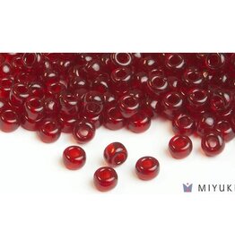 Miyuki Beads Miyuki Bead 6/0 - 141D Transparent Dark Ruby