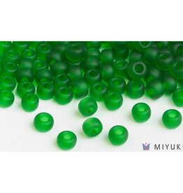 Miyuki Beads Miyuki Bead 6/0 - 146F Transparent Frost Grass Green
