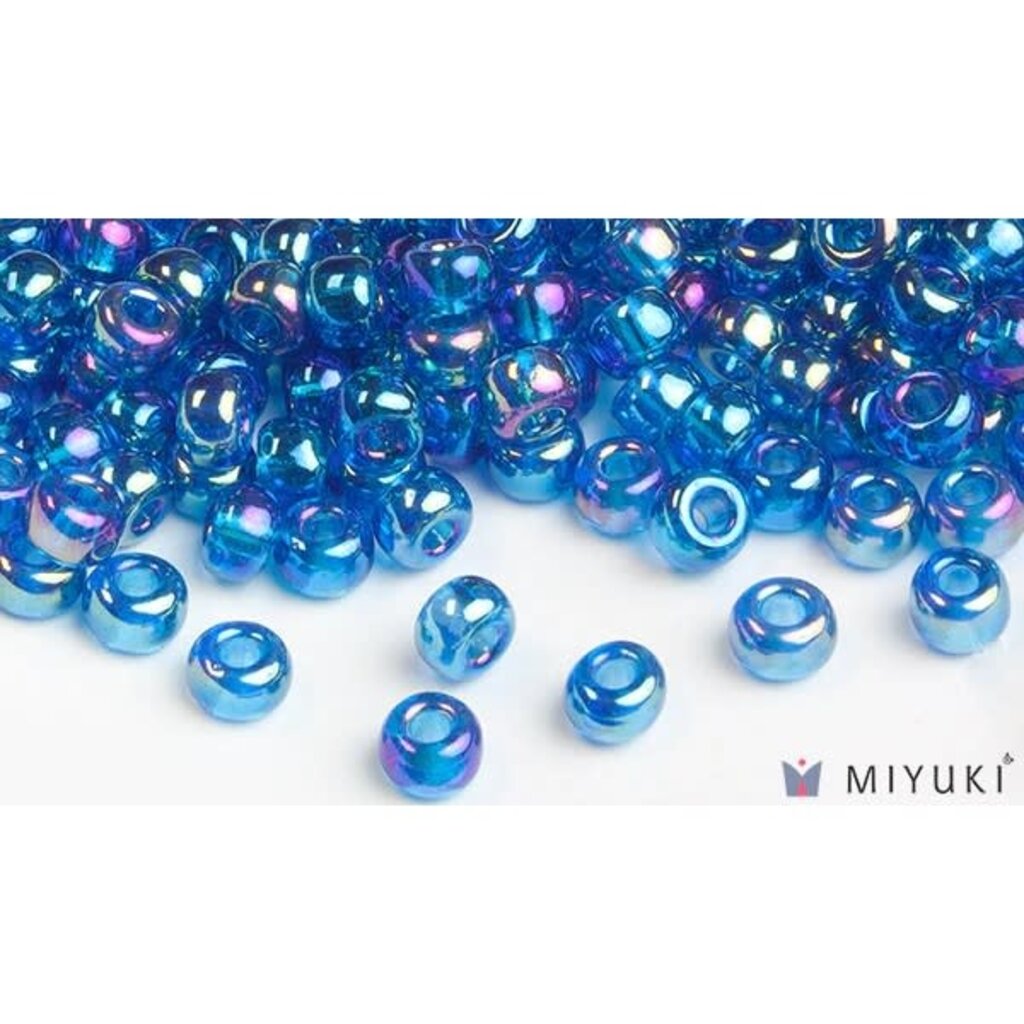Miyuki Beads Miyuki Bead 6/0 - 291Transparent Capri Blue AB