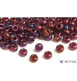 Miyuki Beads Miyuki Bead 6/0 - 313 Cranberry Gold Luster