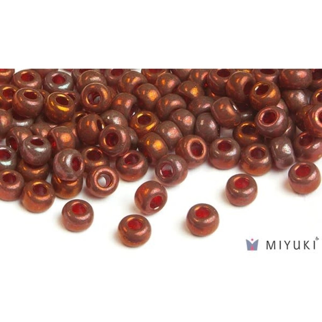 Miyuki Beads Miyuki Bead 6/0 - 315 Burgundy Gold Luster