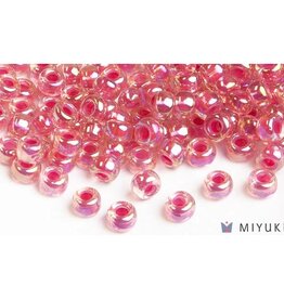 Miyuki Beads Miyuki Bead 6/0 - 355 Magenta-lined Crystal AB