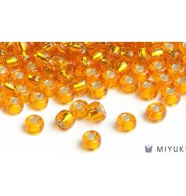 Miyuki Beads Miyuki Bead 6/0 - 7 Silverlined Light Orange