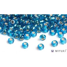 Miyuki Beads Miyuki Bead 6/0 - 25 Silverlined Capri Blue