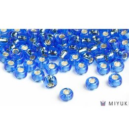 Miyuki Beads Miyuki Bead 6/0 - 19 Silverlined Cornflower Blue