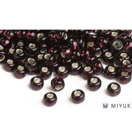 Miyuki Beads Miyuki Bead 6/0 - 2458 Silverlined Dark Violet