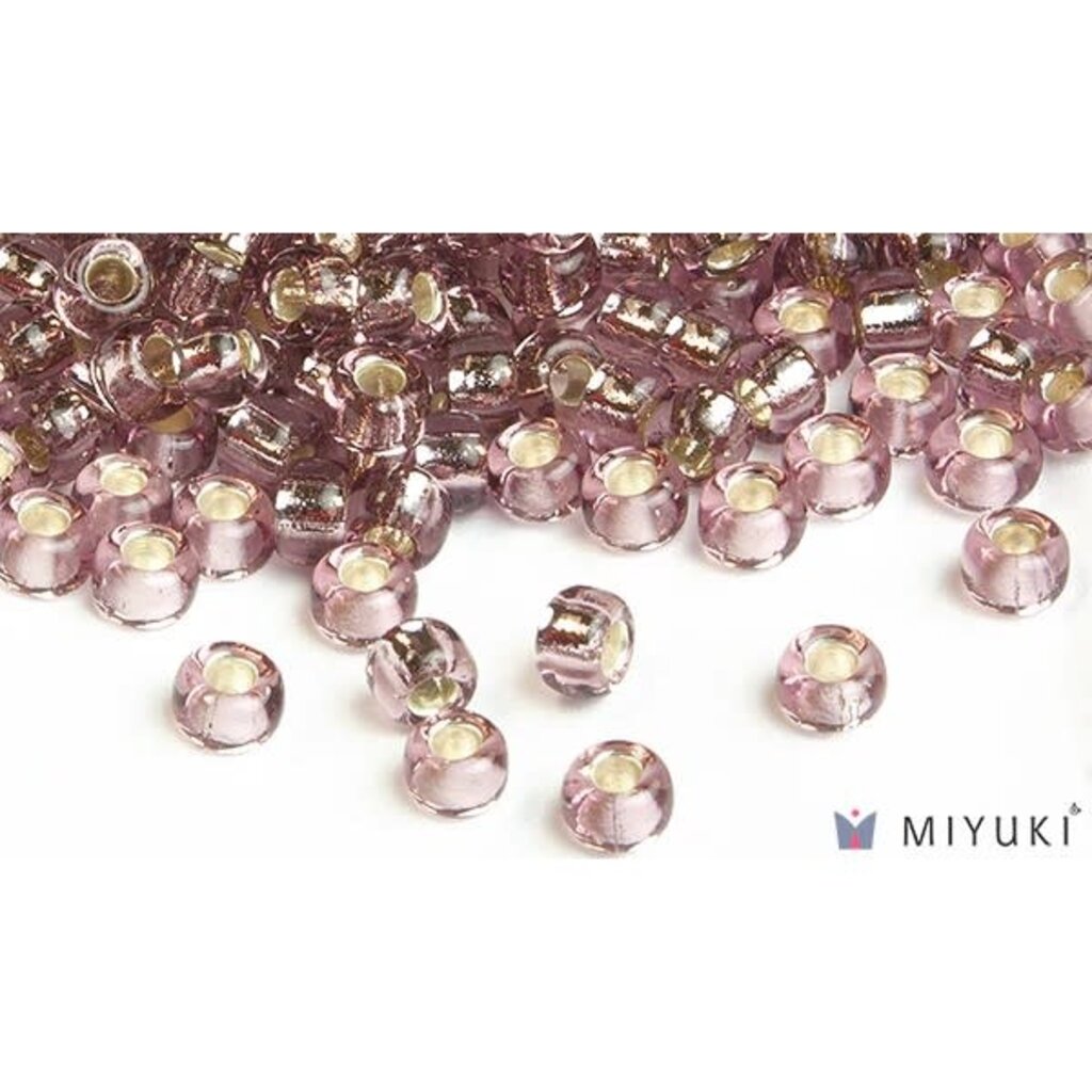 Miyuki Beads Miyuki Bead 6/0 - 12 Silverlined Lilac