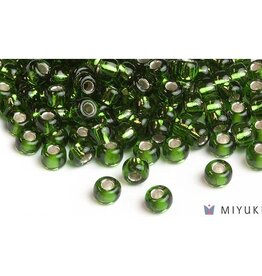 Miyuki Beads Miyuki Bead 6/0 - 26 Silverlined Moss Green