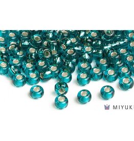 Miyuki Beads Miyuki Bead 6/0 - 2425 Silverlined Teal