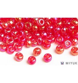 Miyuki Beads Miyuki Bead 6/0 - 254 Transparent Red AB