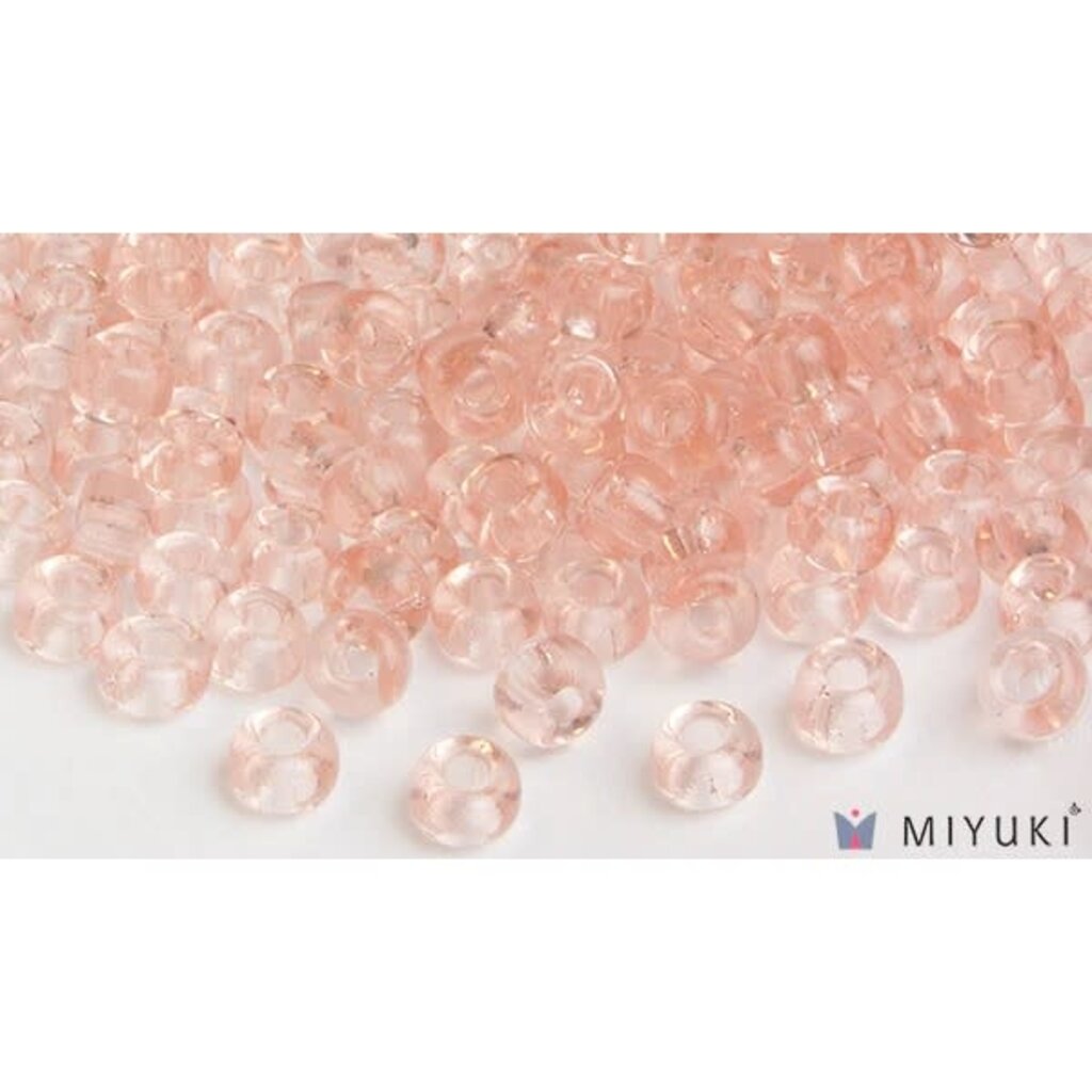 Miyuki Beads Miyuki Bead 6/0 - 155 Transparent Pale Pink