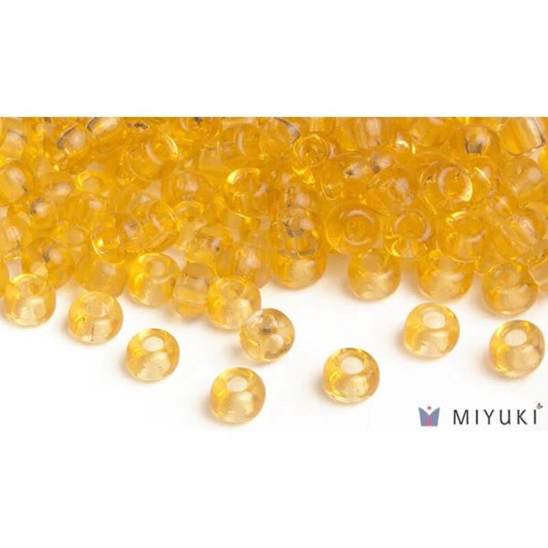 Miyuki Beads Miyuki Bead 6/0 - 132 Transparent Pale Gold