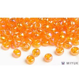 Miyuki Beads Miyuki Bead 6/0 - 2460 - Transparent Orange AB
