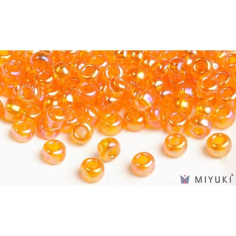 Miyuki Beads Miyuki Bead 6/0 - 2460 - Transparent Orange AB