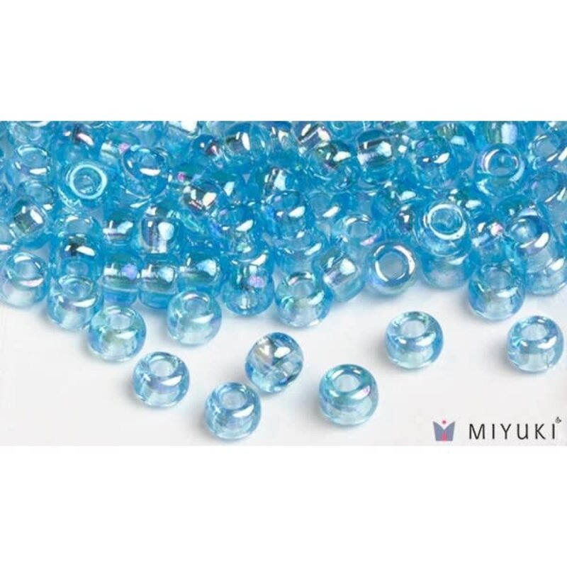 Miyuki Beads Miyuki Bead 6/0 - 260 Transparent Light Blue AB