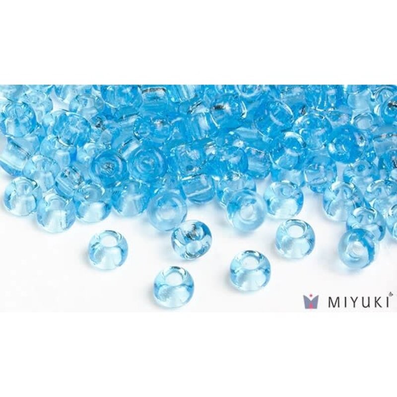 Miyuki Beads Miyuki Bead 6/0 - 148 Transparent Light Blue