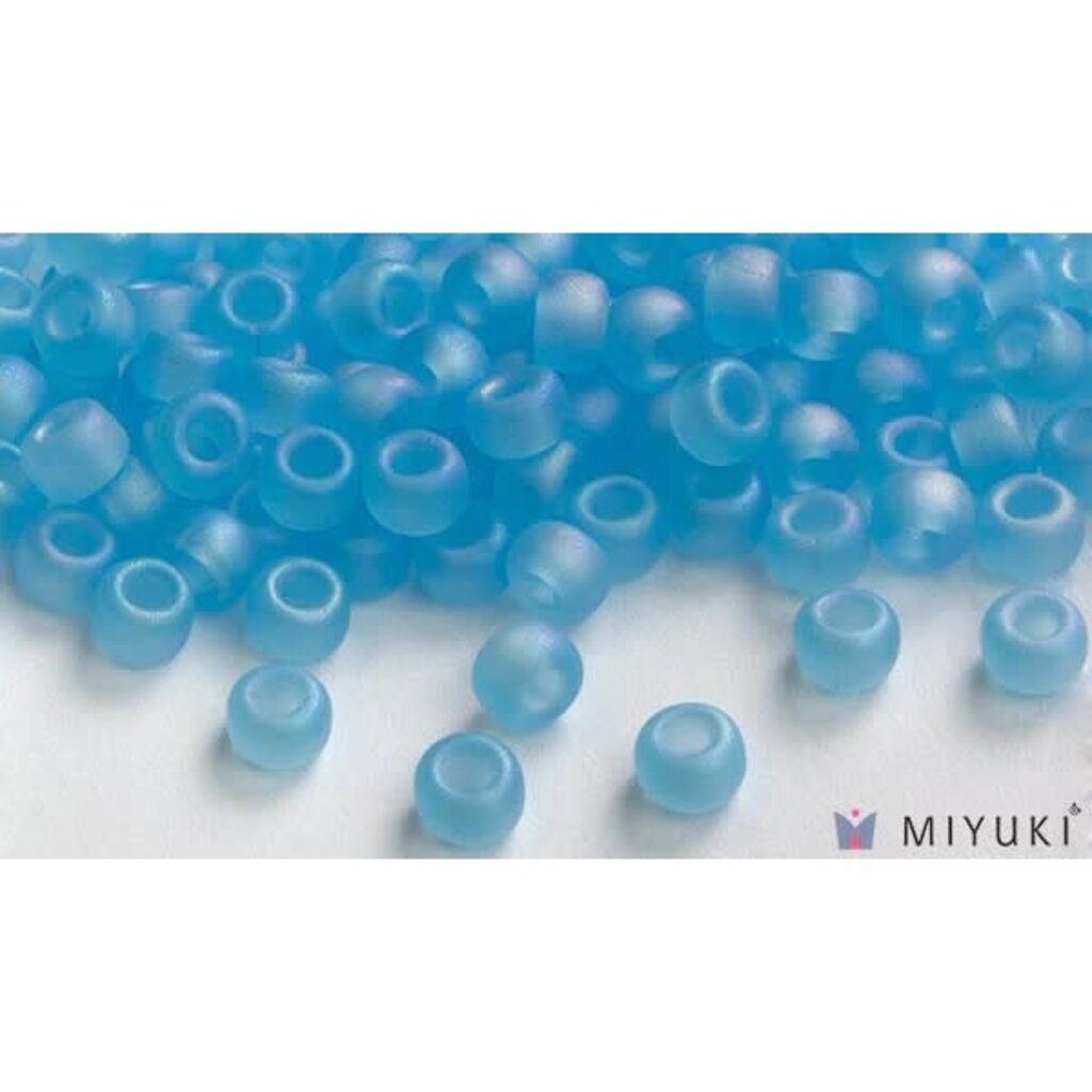 Miyuki Beads Miyuki Bead 6/0 - 148FR Transparent Frost Light Blue AB