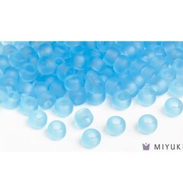 Miyuki Beads Miyuki Bead 6/0 - 148F Transparent Frost Light Blue