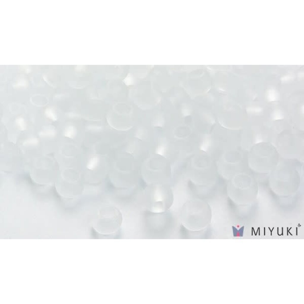 Miyuki Beads Miyuki Bead 6/0 - 131F - Transparent Frost Crystal