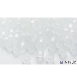 Miyuki Beads Miyuki Bead 6/0 - 131F - Transparent Frost Crystal
