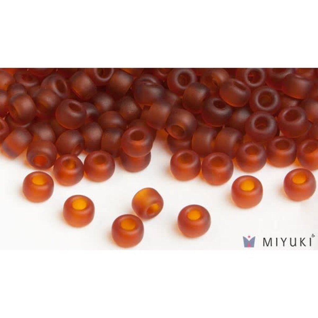 Miyuki Beads Miyuki Bead 6/0 - 134F Transparent Frost Copper