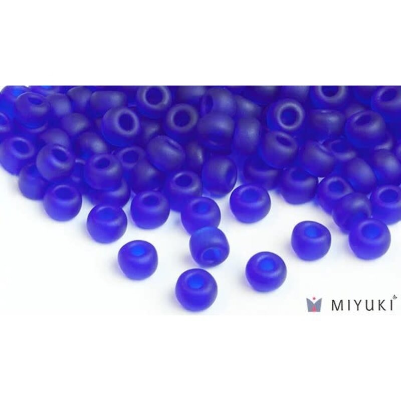 Miyuki Beads Miyuki Bead 6/0 - 151F Transparent Frost Cobalt
