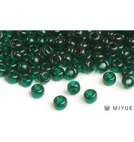 Miyuki Beads Miyuki Bead 6/0 - 156 Transparent Deep Emerald