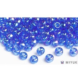 Miyuki Beads Miyuki Bead 6/0 - 261 Transparent Cornflower AB