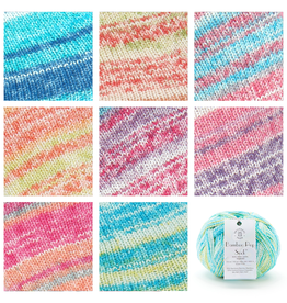 Universal Yarns Universal Yarn - Bamboo Pop Sock Yarn Multi Colors