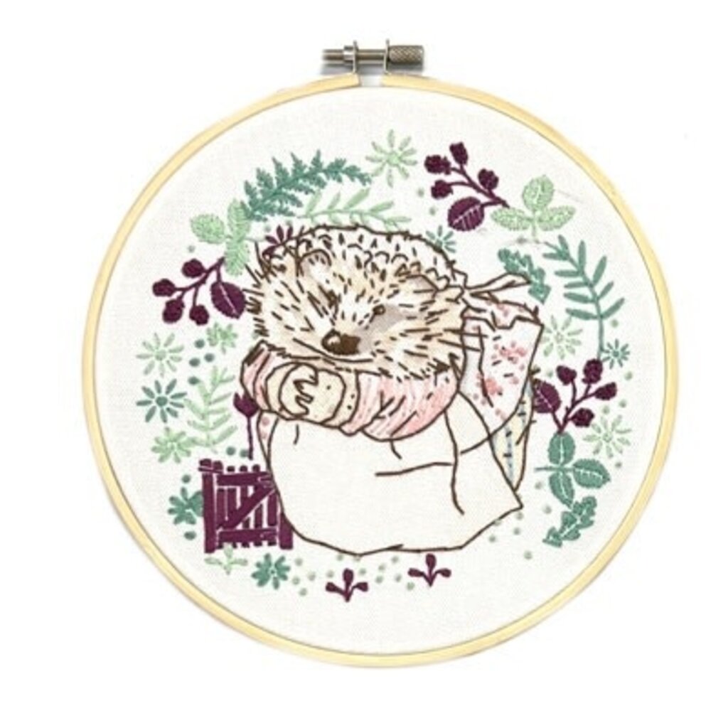 Crafty Kit Co. Embroidery Kit - Beatrix Potter Mrs Tiggy Winkle