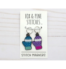 Fox and Pine Fox and Pine Stitch Marker - Mittens